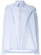 Fengchen Wang Striped Print Shirt - Blue