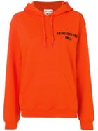 Semicouture Loose Fitted Hoodie - Yellow & Orange