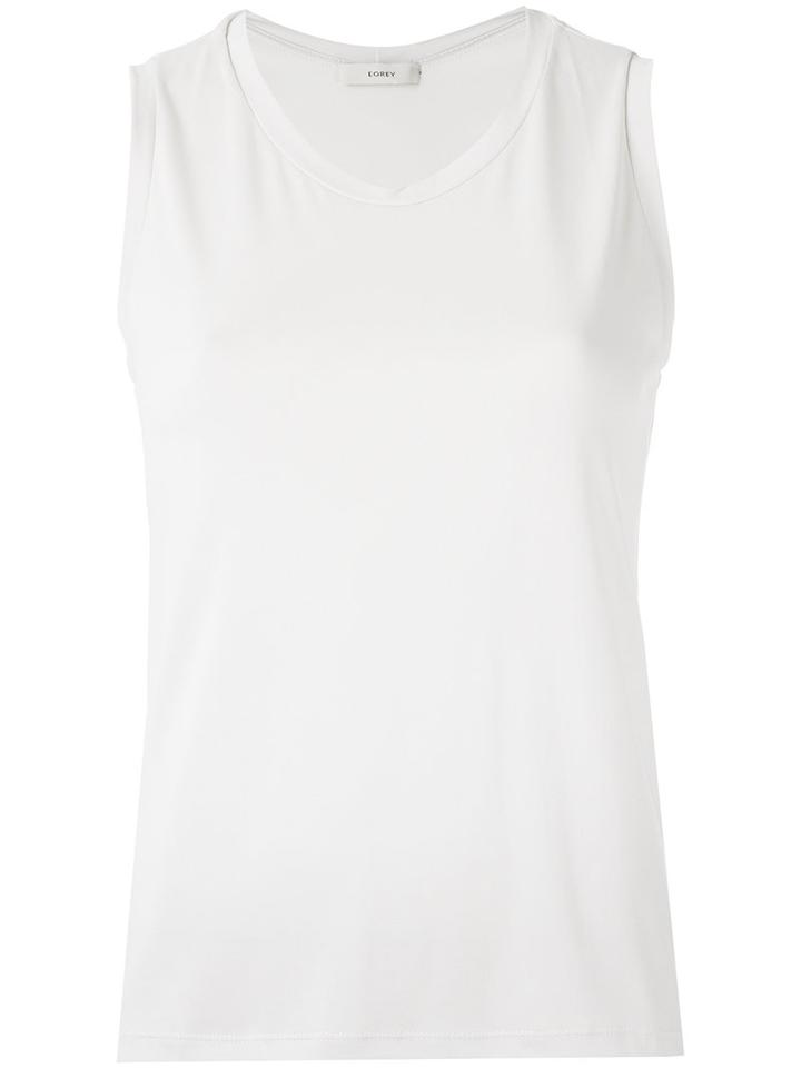 Egrey - Sleeveless Top - Women - Polyester/spandex/elastane/viscose - 38, Beige, Polyester/spandex/elastane/viscose