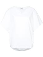 Enföld Oversized Short-sleeve Blouse - White