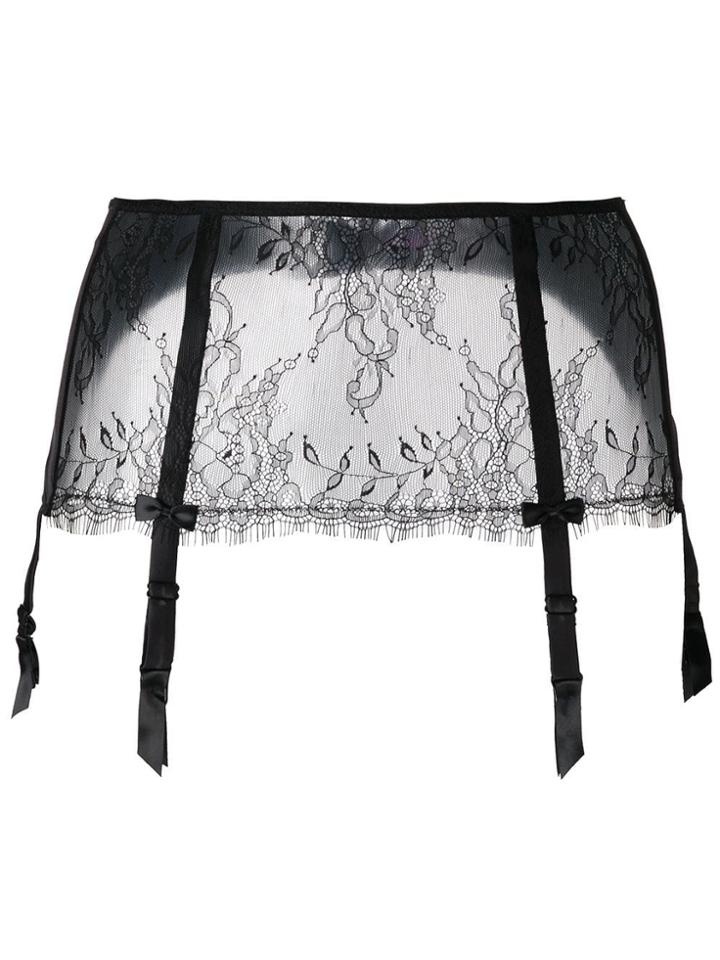 Maison Close 'villa Satine' Garter Belt - Black