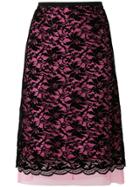 Marc Jacobs Lace Skirt - Pink & Purple