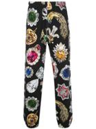 Supreme Jewel Print Track Trousers - Black