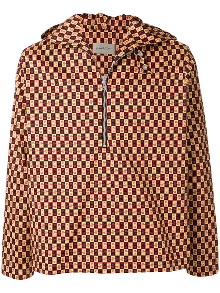 Necessity Sense Moto Hooded Shirt - Yellow