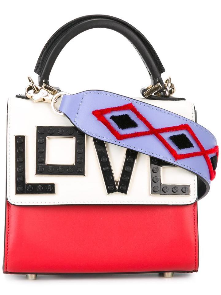 Les Petits Joueurs Love Micro Alex Shoulder Bag, Women's, Calf Leather