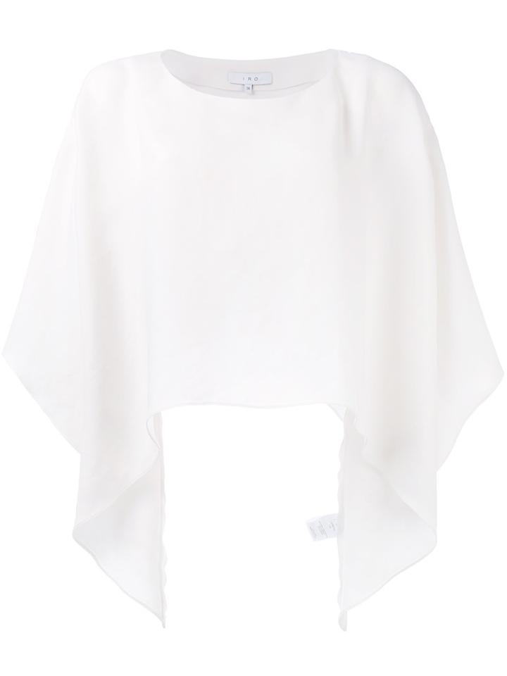 Iro - Trapeze Top - Women - Polyester - 40, Nude/neutrals, Polyester