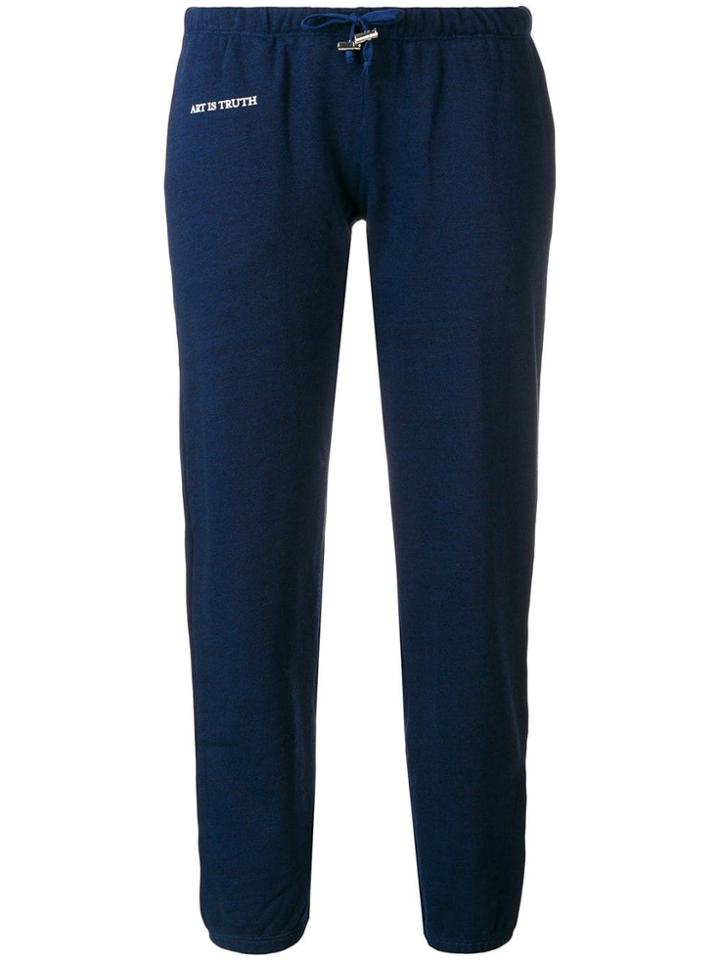 Zadig & Voltaire Low Rise Track Trousers - Blue