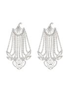 Paco Rabanne Crystal Chandelier Earrings - Silver