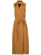 Rosetta Getty Asymmetric Belted Gilet - Unavailable