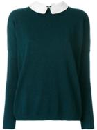 Steffen Schraut Detachable Collar Jumper - Green