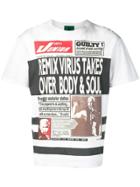Jean Paul Gaultier Vintage Newspaper Print T-shirt - White
