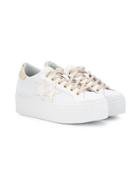 2 Star Kids Perforated Sneakers - White