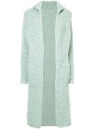 Yohji Yamamoto Vintage Open-front Cardi Coat - Blue