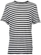 Amiri - Striped T-shirt - Men - Cotton/cashmere - Xl, Black, Cotton/cashmere