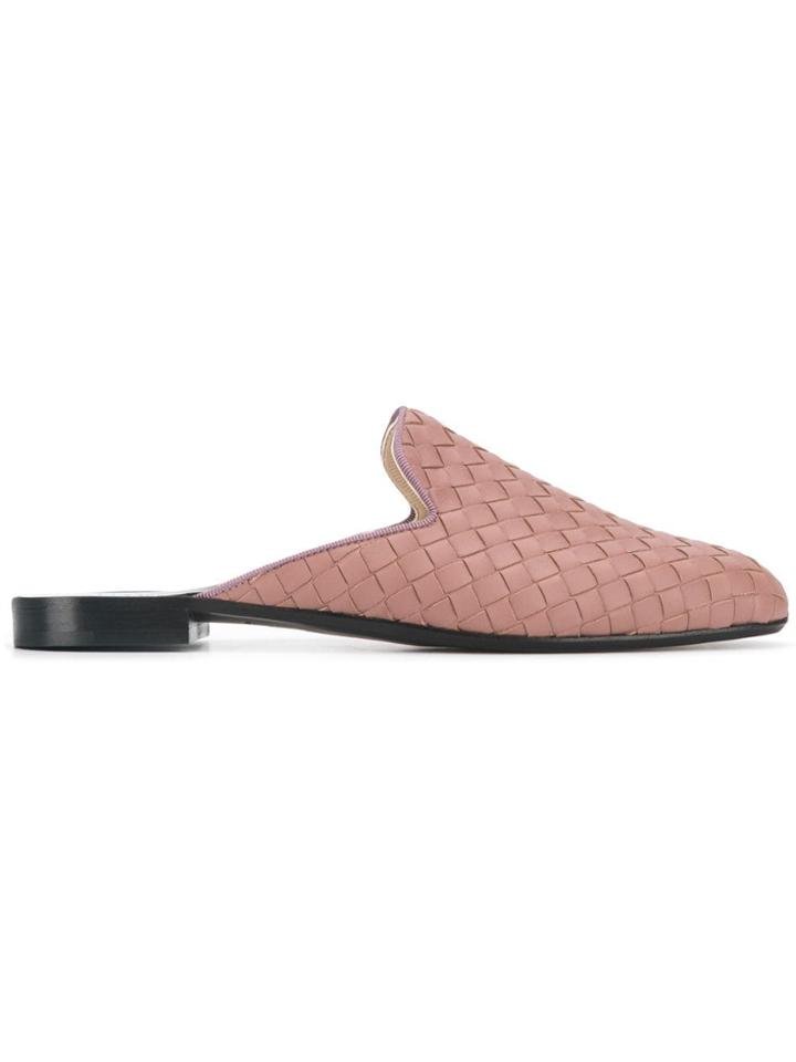 Bottega Veneta Fiandra Slippers - Pink