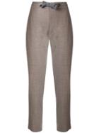 Eleventy Loose Fit Track Trousers - Neutrals