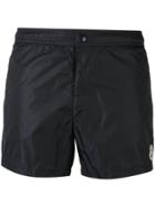 Moncler Contrast Piped Swim Shorts - Blue