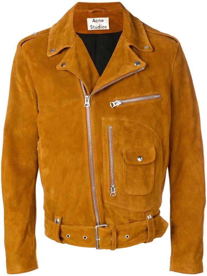 Acne Studios Motorcycle Jacket - Brown