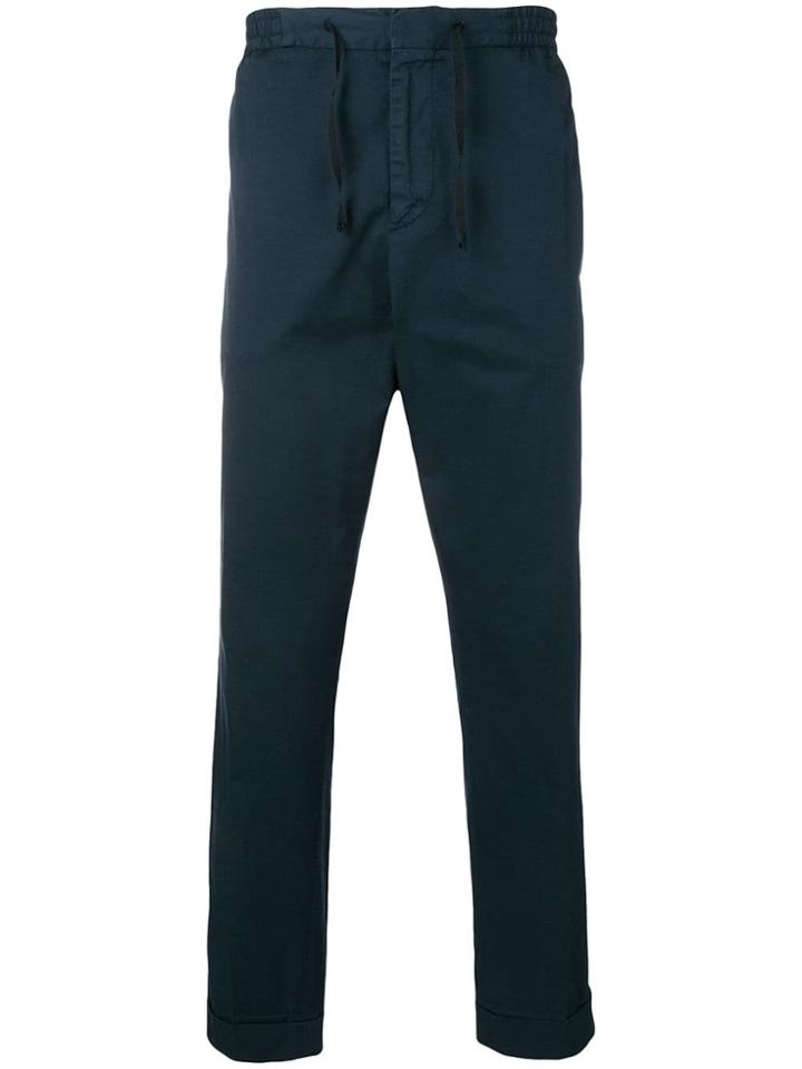 Officine Generale Drawstring Trousers - Blue