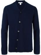 Comme Des Garçons Asymmetric Button Down Cardigan, Men's, Size: Large, Blue, Wool