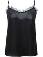 Anine Bing Lace Insert Cami Top - Black