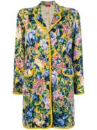 Kenzo Pre-owned Floral Midi Jacket - Yellow