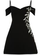 Cinq A Sept Floral Embroidery Dress, Women's, Size: 2, Black, Acetate