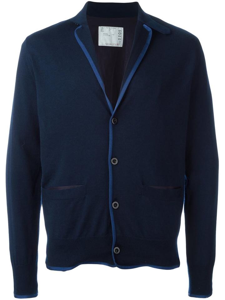 Sacai Notched Lapel Cardigan