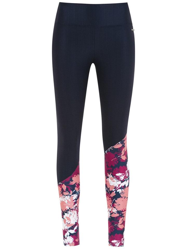 Track & Field Flores Leggings - Blue