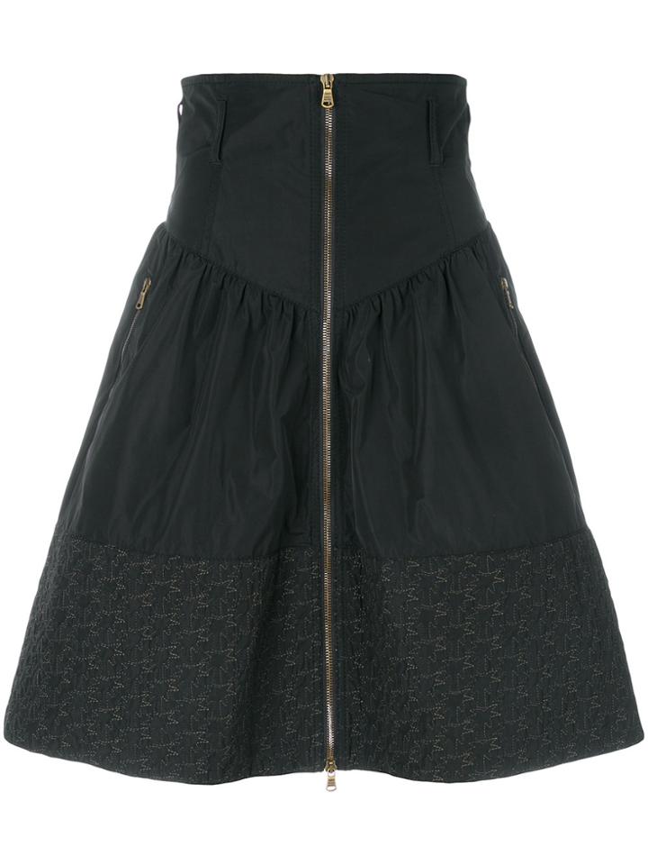 Tomas Maier Sporty Nylon Skirt - Black