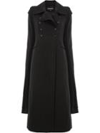 Ann Demeulemeester Buttoned Tailored Coat - Black