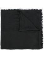 Faliero Sarti Fringed Edge Scarf, Women's, Blue, Silk