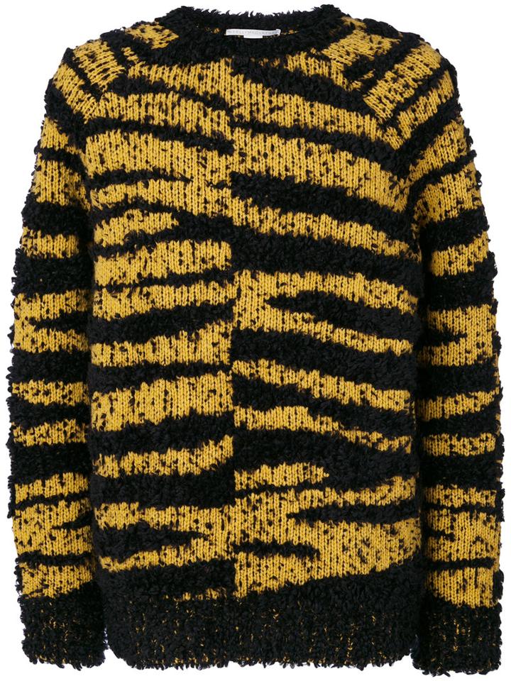 Stella Mccartney - Tiger Patch Jumper - Men - Polyamide/mohair/wool - L, Black, Polyamide/mohair/wool