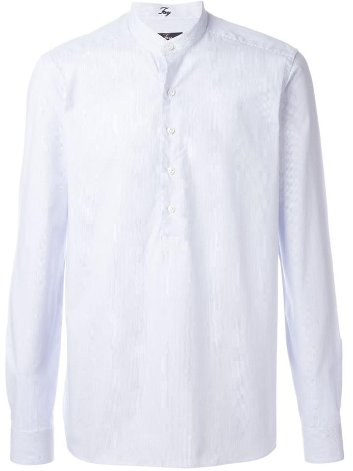 Fay Band Collar Shirt