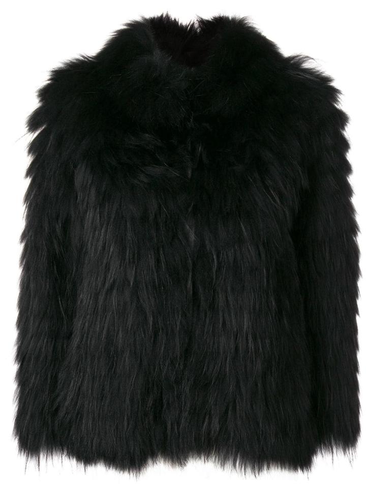 Twin-set Racoon Fur - Black