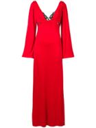 Christopher Kane Lace Bra Long Dress - Red
