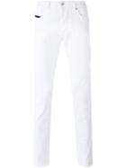 Diesel Black Gold Slim-fit Jeans, Men's, Size: 31, White, Cotton/spandex/elastane/polyester