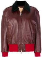 Calvin Klein 205w39nyc Colour Block Zip Jacket - Red