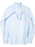 Y/project Belted Chest Shirt - Blue