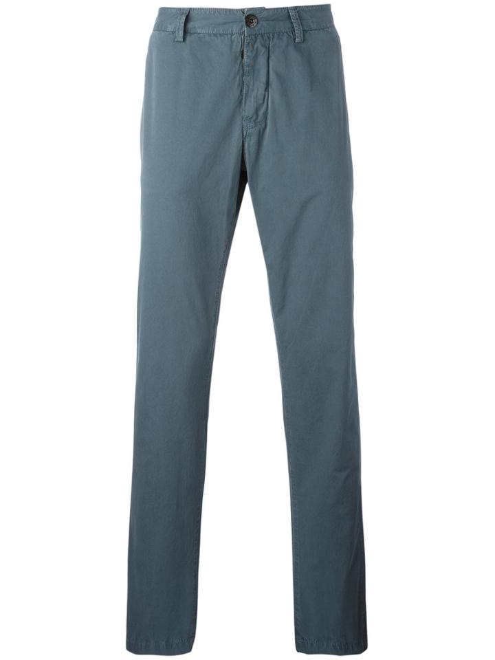 Stone Island Classic Chinos, Men's, Size: 32/34, Blue, Cotton