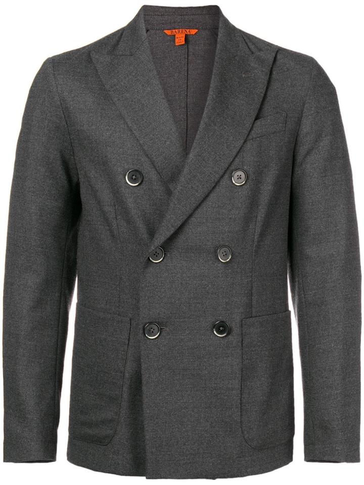 Barena Classic Buttoned Blazer - Grey