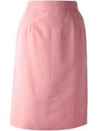 Lanvin Vintage High Waisted Pencil Skirt