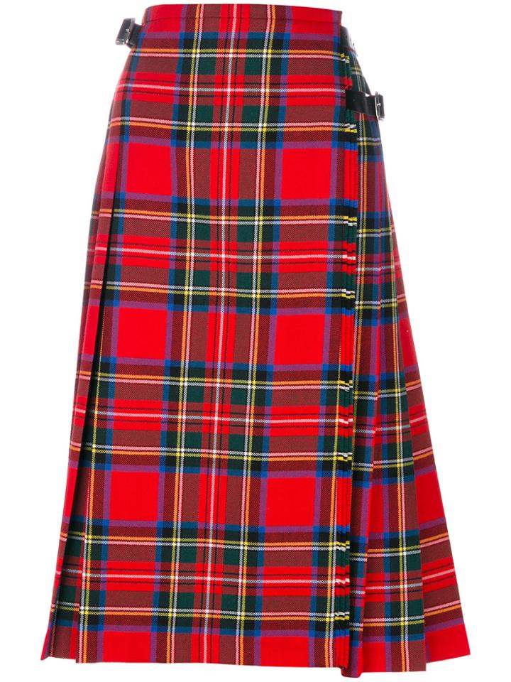 Christopher Kane Royal Stewart Tartan Midi Kilt - Multicolour