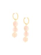 Sandralexandra Triple Copo Peach Earrings - Gold