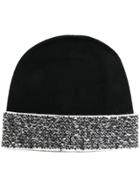 D.exterior Sequin Embellished Beanie - Black
