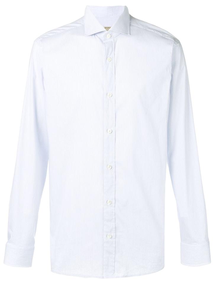 Z Zegna Plain Tailored Shirt - White