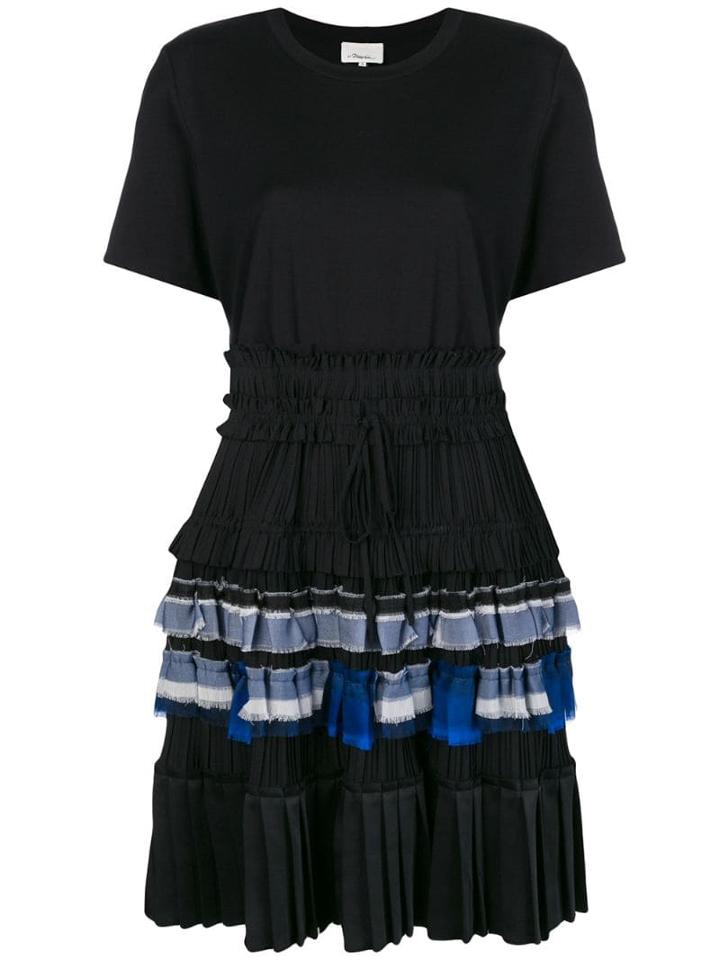3.1 Phillip Lim Pleated Skirt Dress - Black