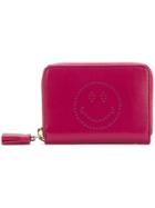 Anya Hindmarch Smile Wallet - Pink & Purple