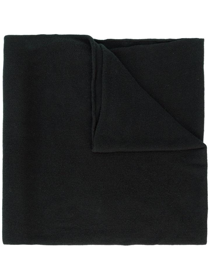 Lost & Found Ria Dunn Contrast Hem Scarf - Black