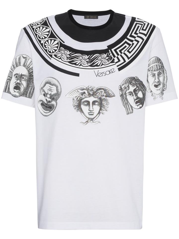 Versace Balleto Print T-shirt - White
